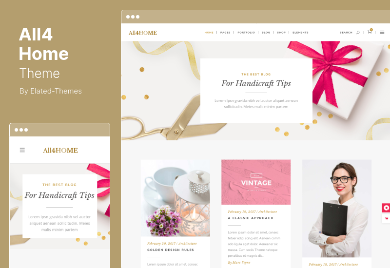 All4Home Theme - Tema WordPress pentru decorarea casei