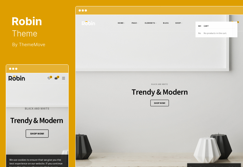 Robin Theme – WooCommerce WordPress Theme für Möbelgeschäfte