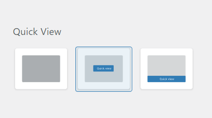 Layout de visualização rápida do Botiga