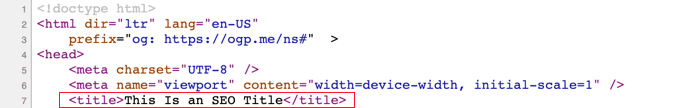 查看 SEO 標題的 HTML 源代碼