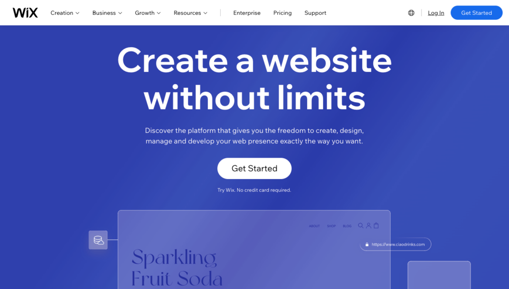 wix site builder 2