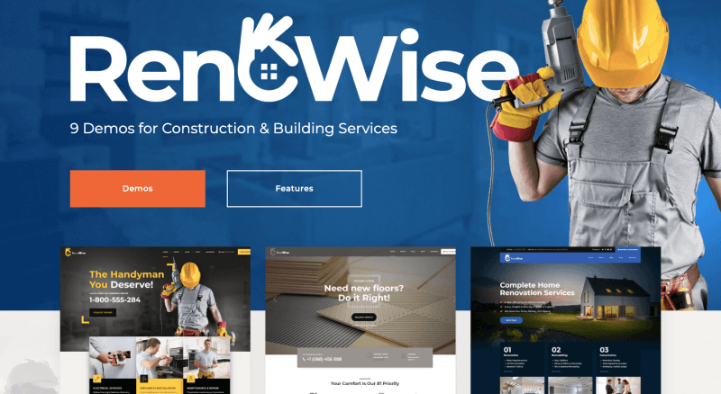 reniwise wordpress teması