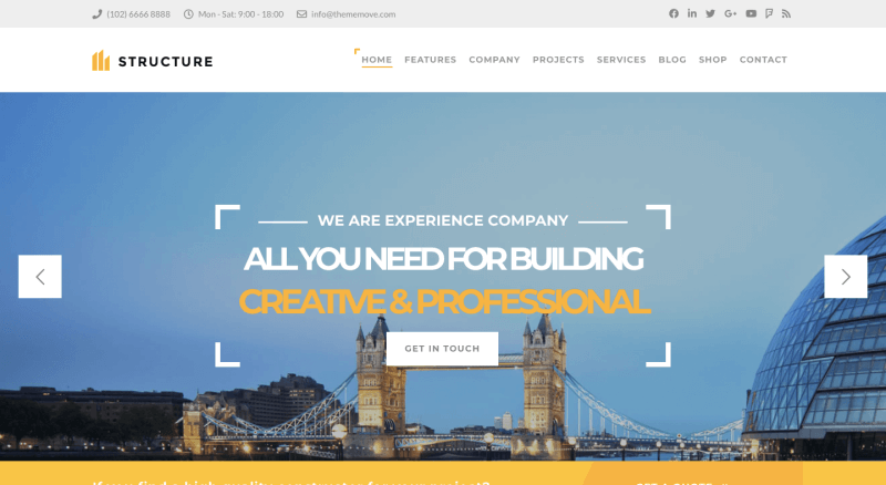 structure-thème-wordpress