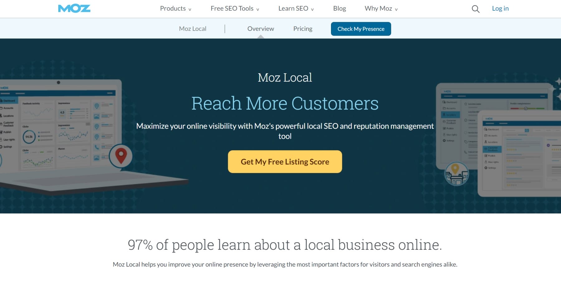 Moz Local para gerenciamento de listas locais