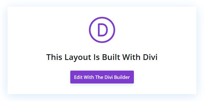 editor di divi builder