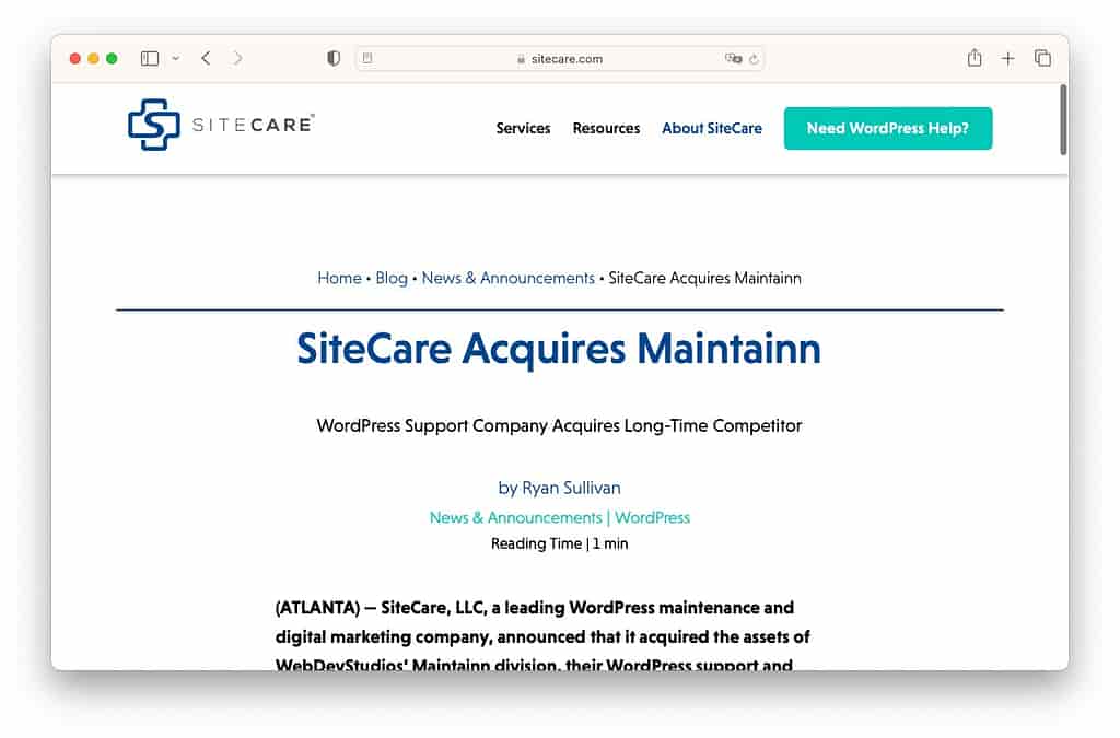 sitecare