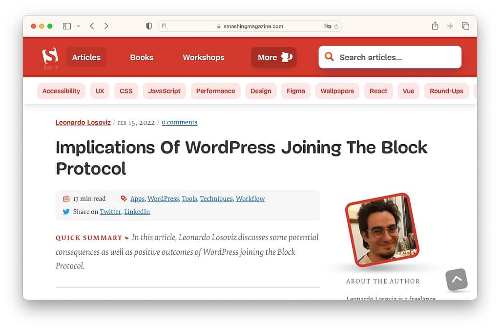 บทความ WordPress ที่ดีที่สุด: บล็อกโปรโตคอล