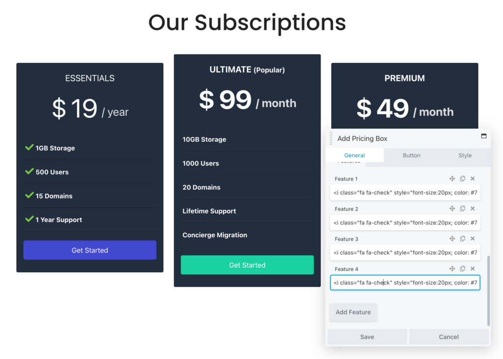 markup HTML