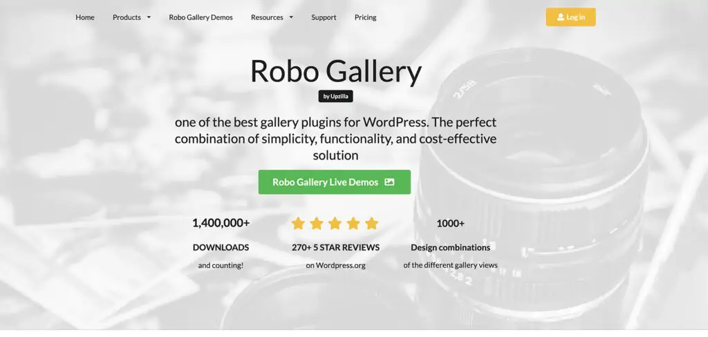 RoboGallery, bahkan pemula di WordPress akan dapat membuat galeri pertama mereka