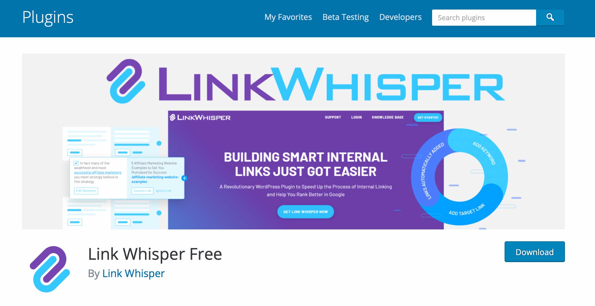 Link Whisper gratuit