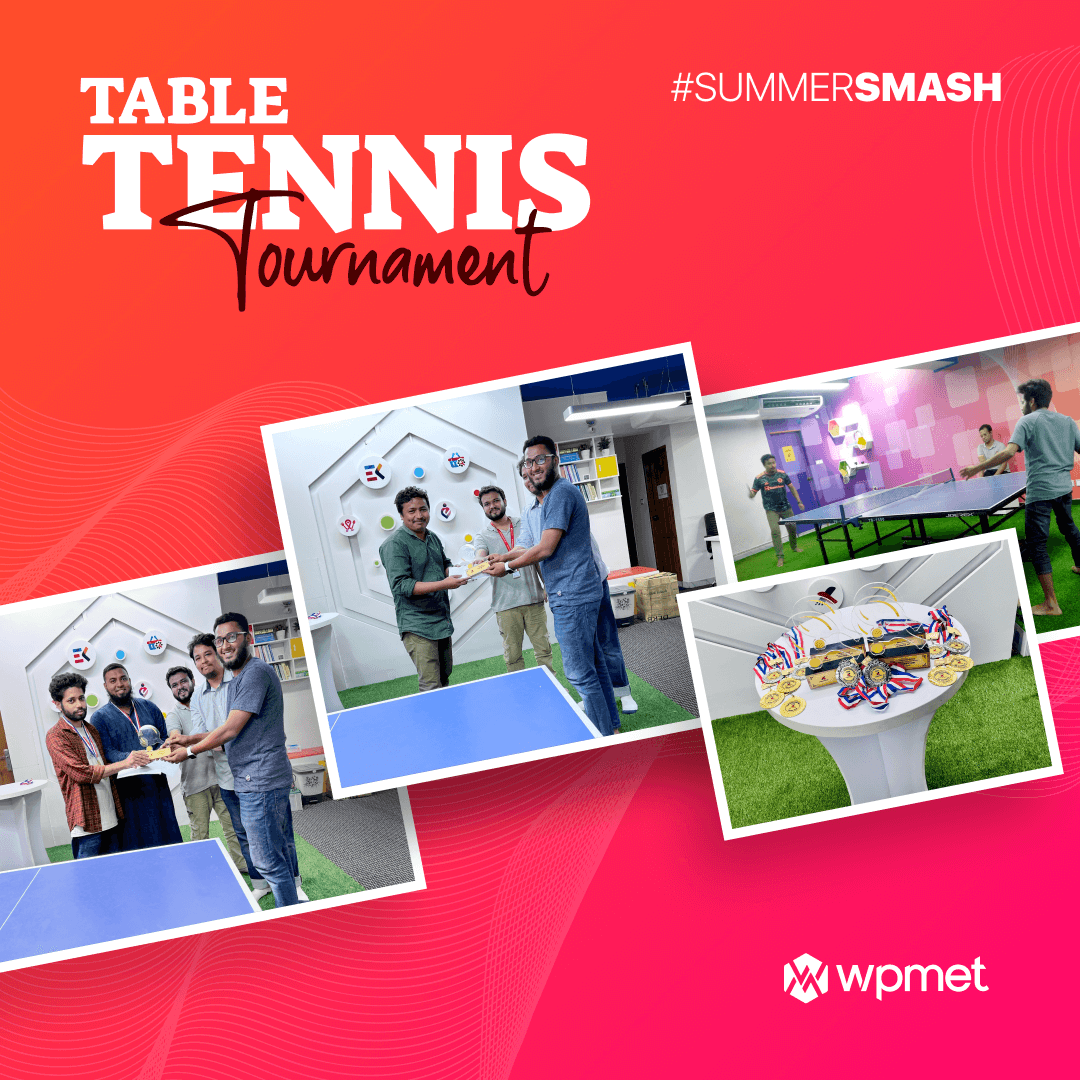 Tournoi de tennis de table organisé par Wpmet