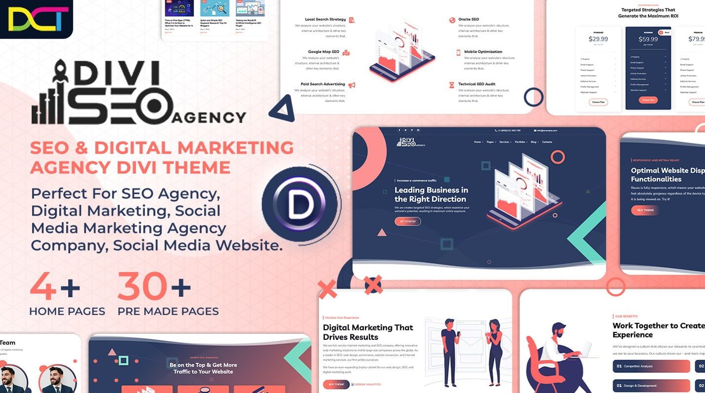 บทช่วยสอนธีม Divi SEO Agency