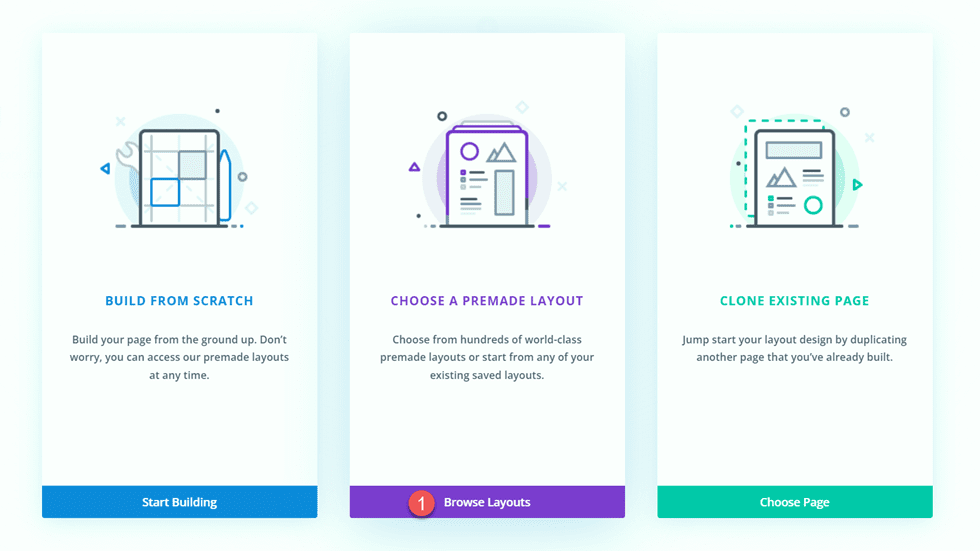 Divi 매칭 포트폴리오 및 프로젝트 사전 제작 레이아웃