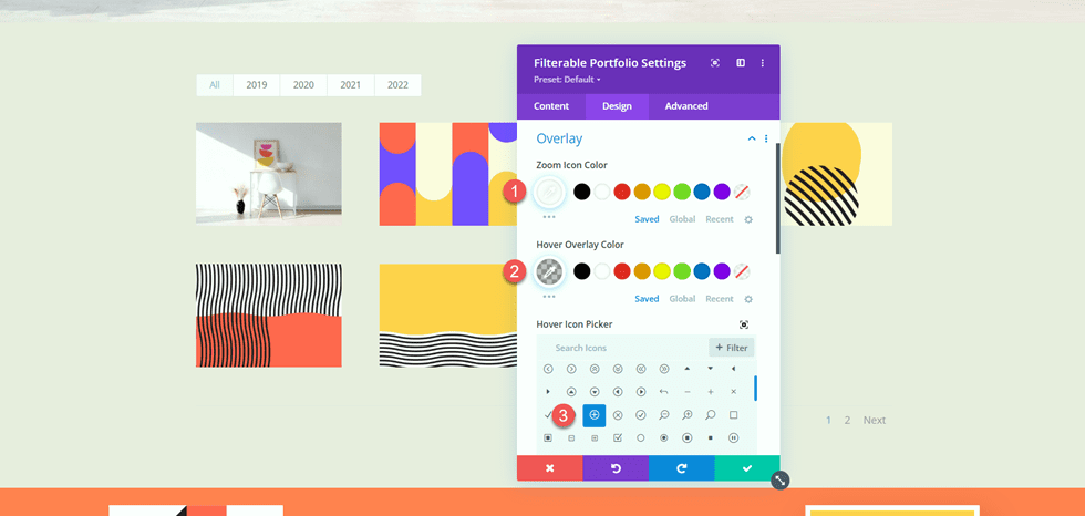 Nakładka Divi Matching Portfolio i Projects