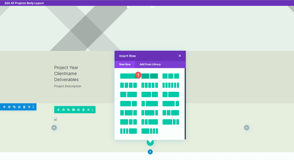 Портфолио и проекты Divi Matching New Row 2 Columns