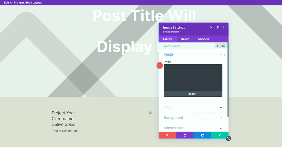 Divi 매칭 포트폴리오 및 프로젝트 이미지 1