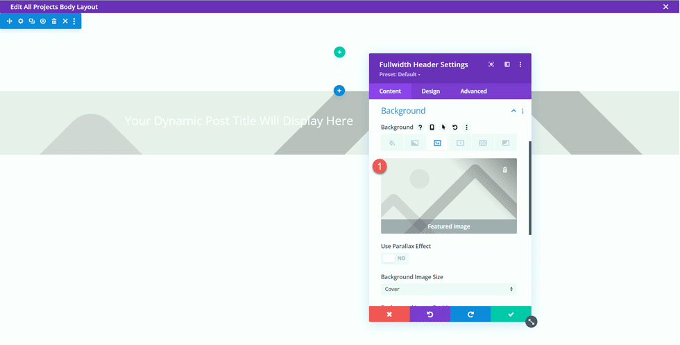 Obraz tła Divi Matching Portfolio i Projects