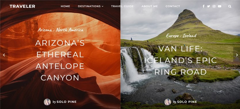 Sitka Reise-WordPress-Themen