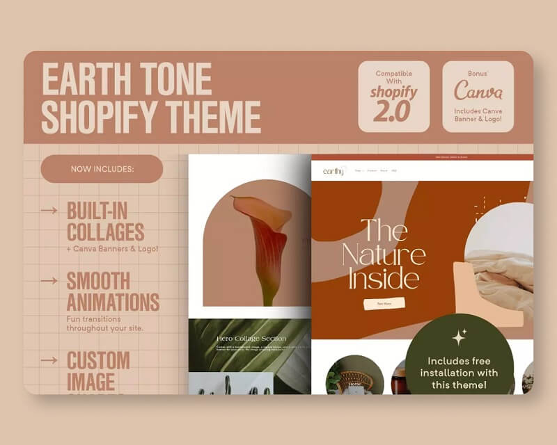 Earthy | Neutral Boho Shopify Theme