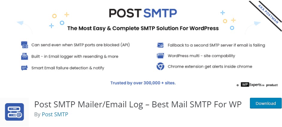 Post SMTP Mailer/Log de e-mail – Melhor SMTP de e-mail para WP