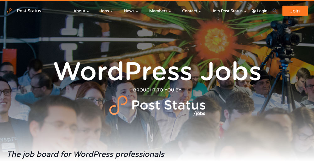 temukan pekerjaan wordpress di papan pekerjaan status posting