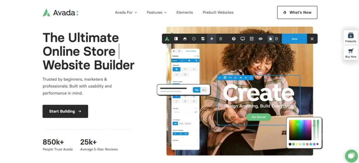 avada best website builder for wordpress & woocommerce