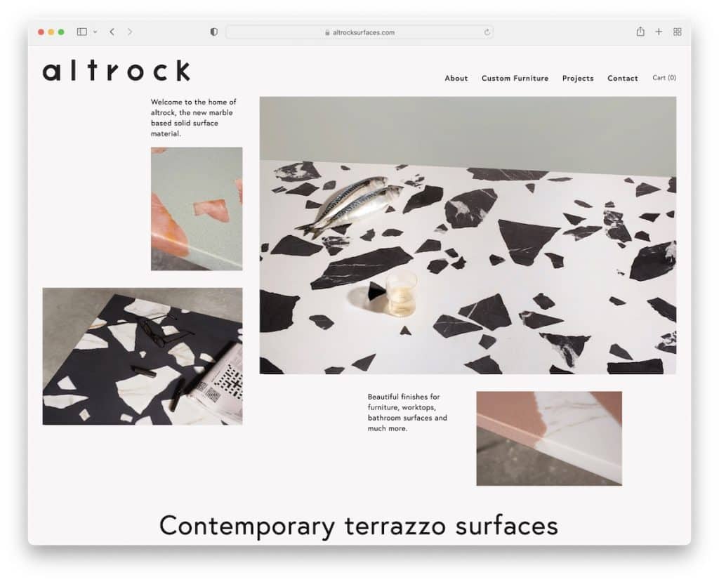 altrock sito web per piccole imprese