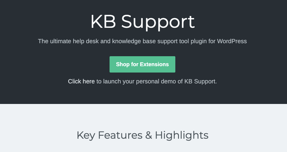 Плагин инструмента поддержки базы знаний KB Support для WordPress