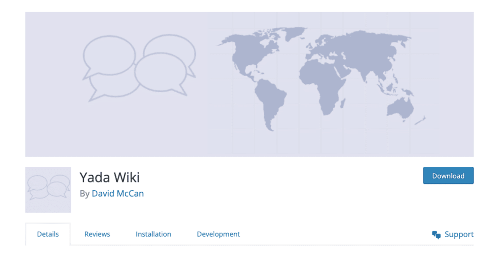 WordPress için Yada Wiki bilgi bankası eklentisi