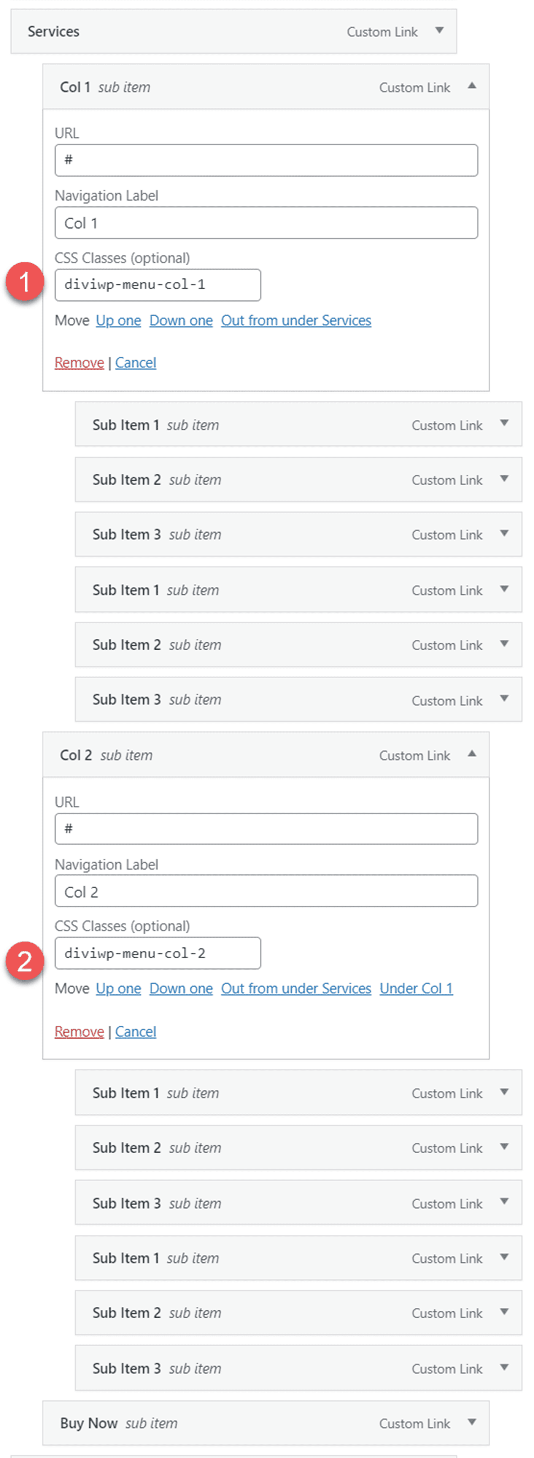 ไฮไลต์ผลิตภัณฑ์ Divi ส่วนหัว DiviWP เค้าโครงแพ็ค 13 คอลัมน์ CSS