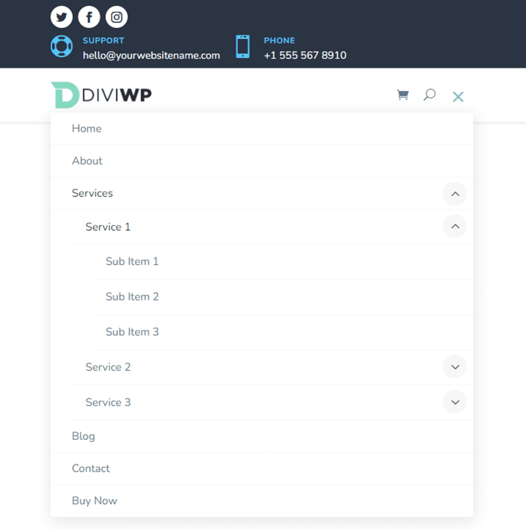 Divi Product Highlight DiviWP Encabezado Secciones Paquete Diseño 19 Tableta