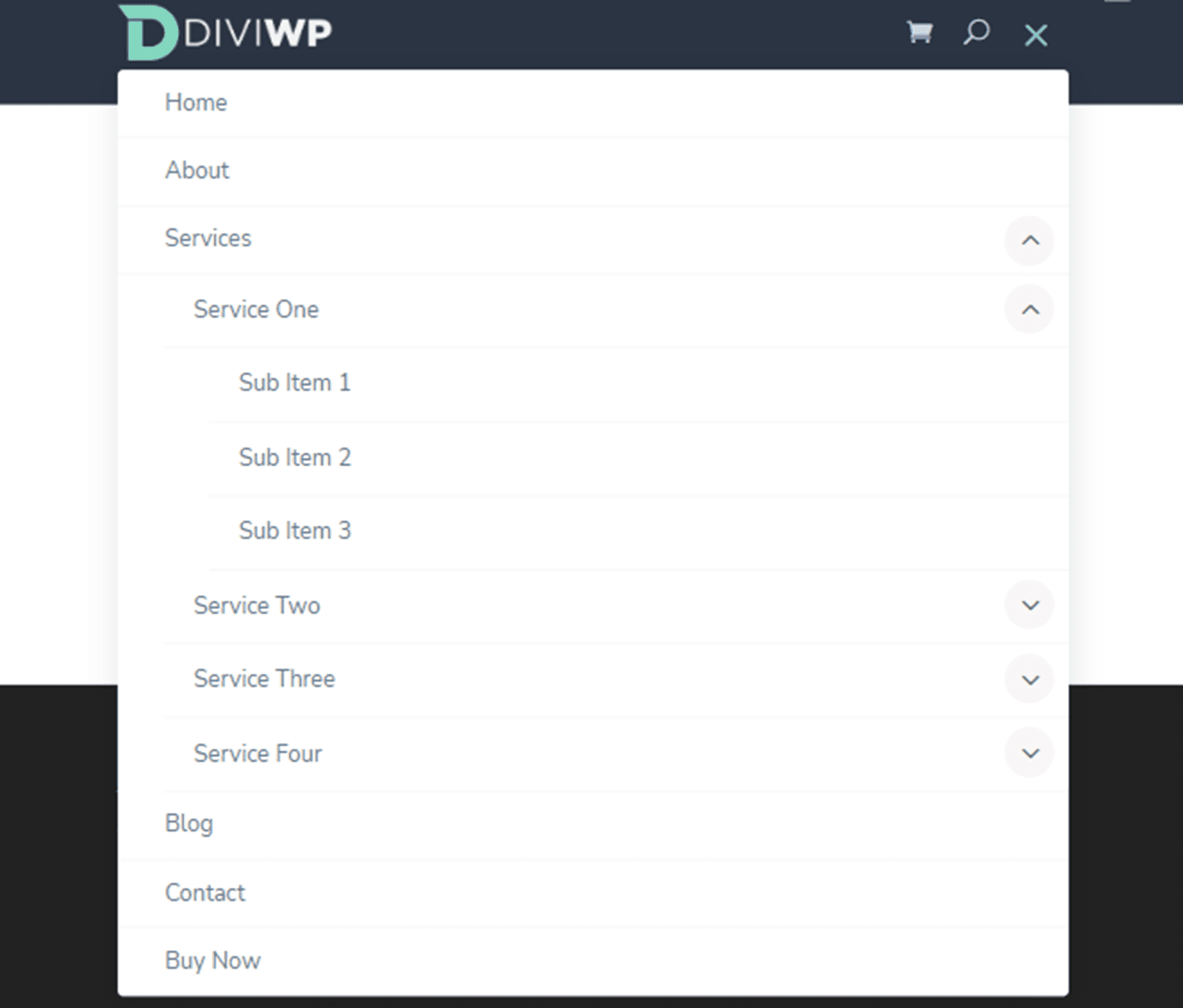 Evidențierea produsului Divi Secțiuni antet DiviWP Aspect pachet 5 Tabletă