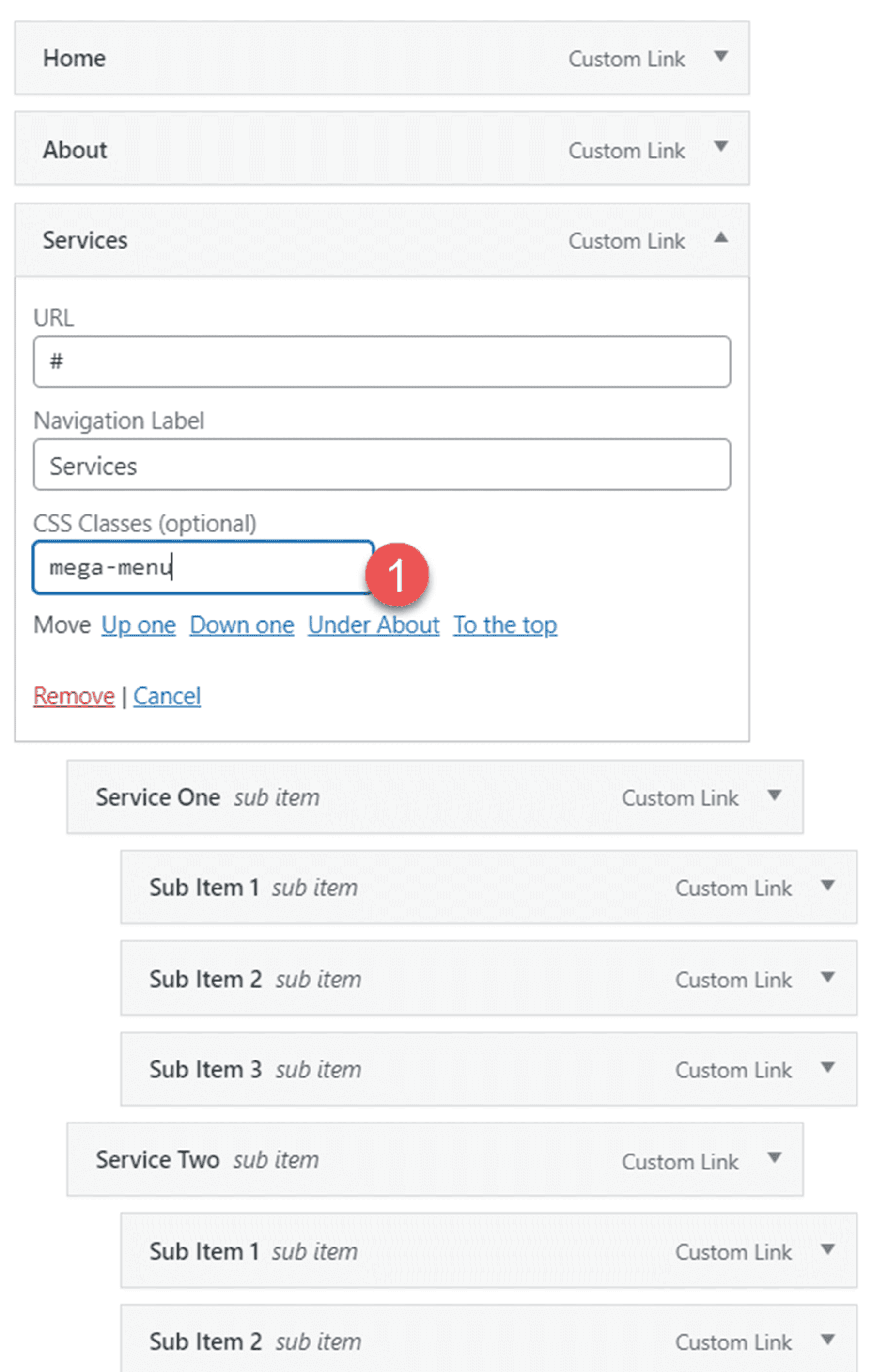 Mise en avant du produit Divi Sections d'en-tête DiviWP Disposition du pack 4 Mega Menu CSS