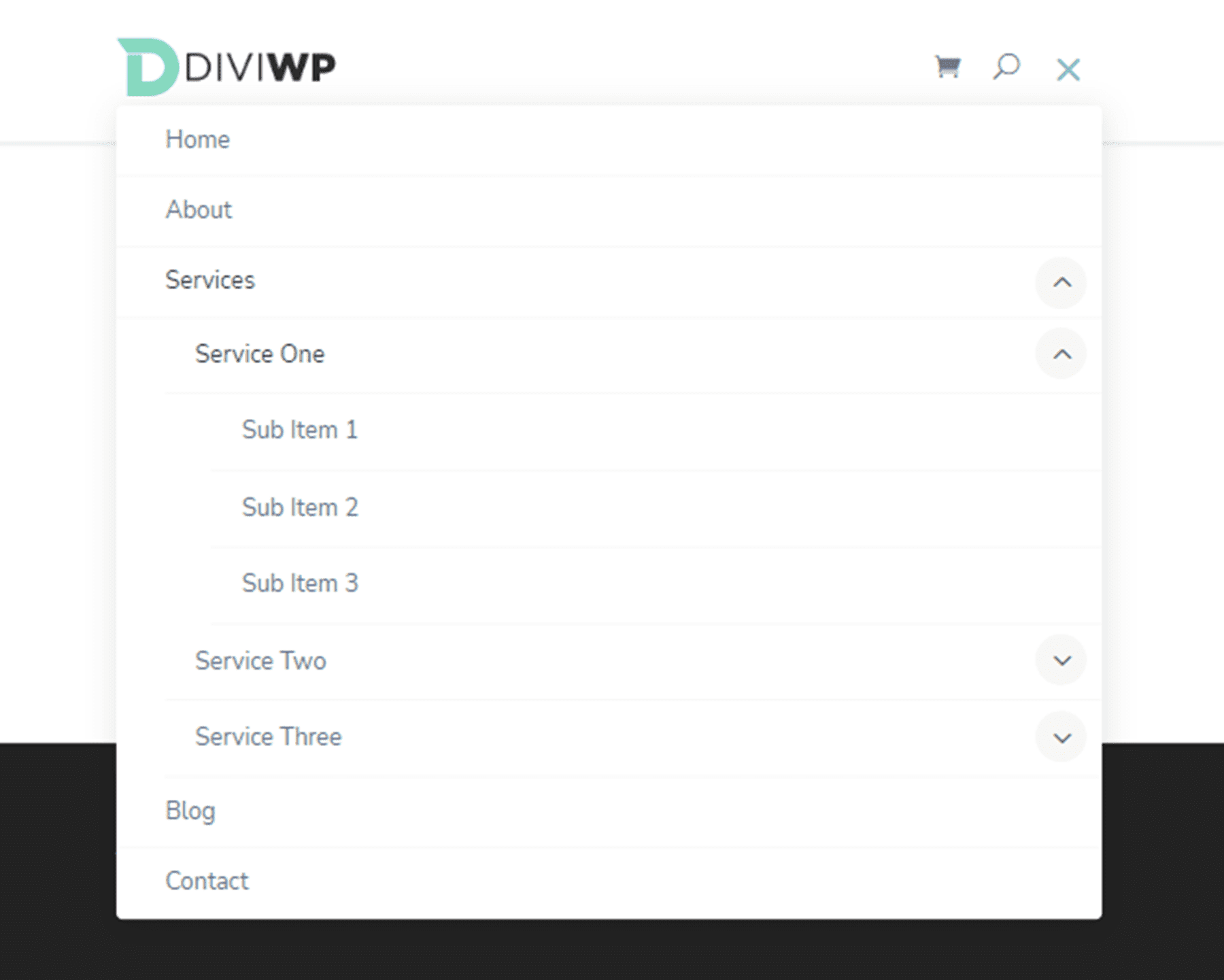 Divi Product Highlight DiviWP Header Sections Pack Layout 2 平板電腦