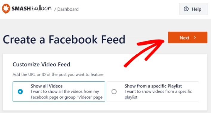 Feed di tutti i video di Facebook