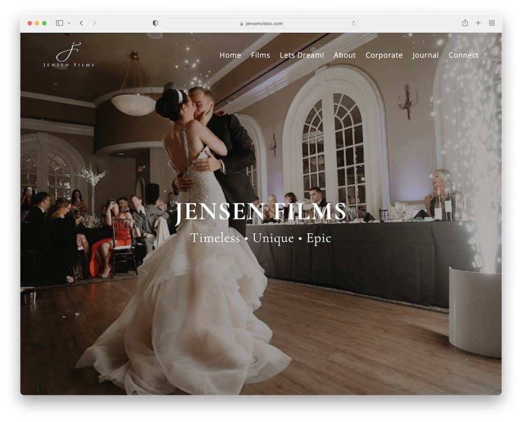 jens filme videographer website