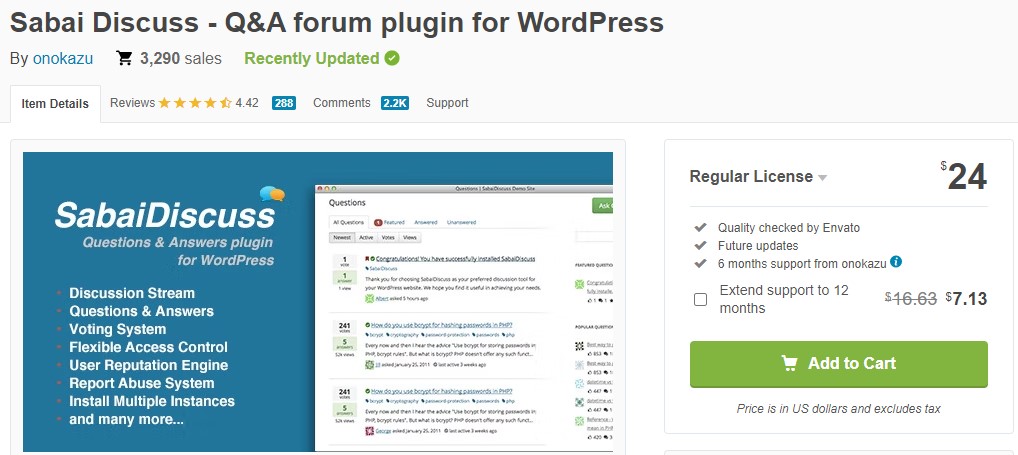 Sabai Discuss – Q&A-Forum-Plugin für WordPress