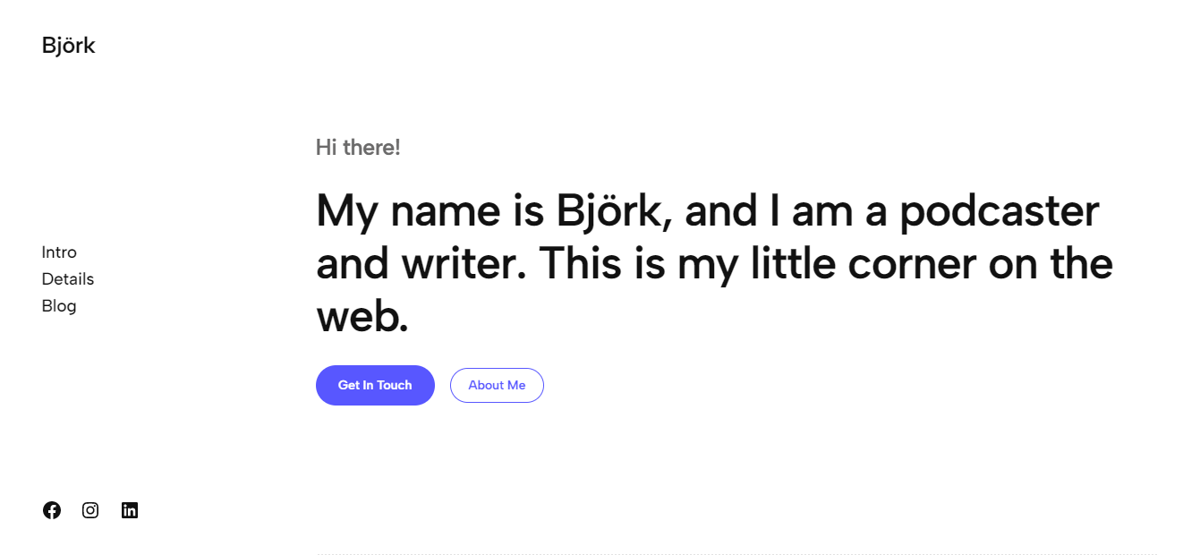 Bjork est l'un des thèmes d'édition de site complet les plus propres disponibles.