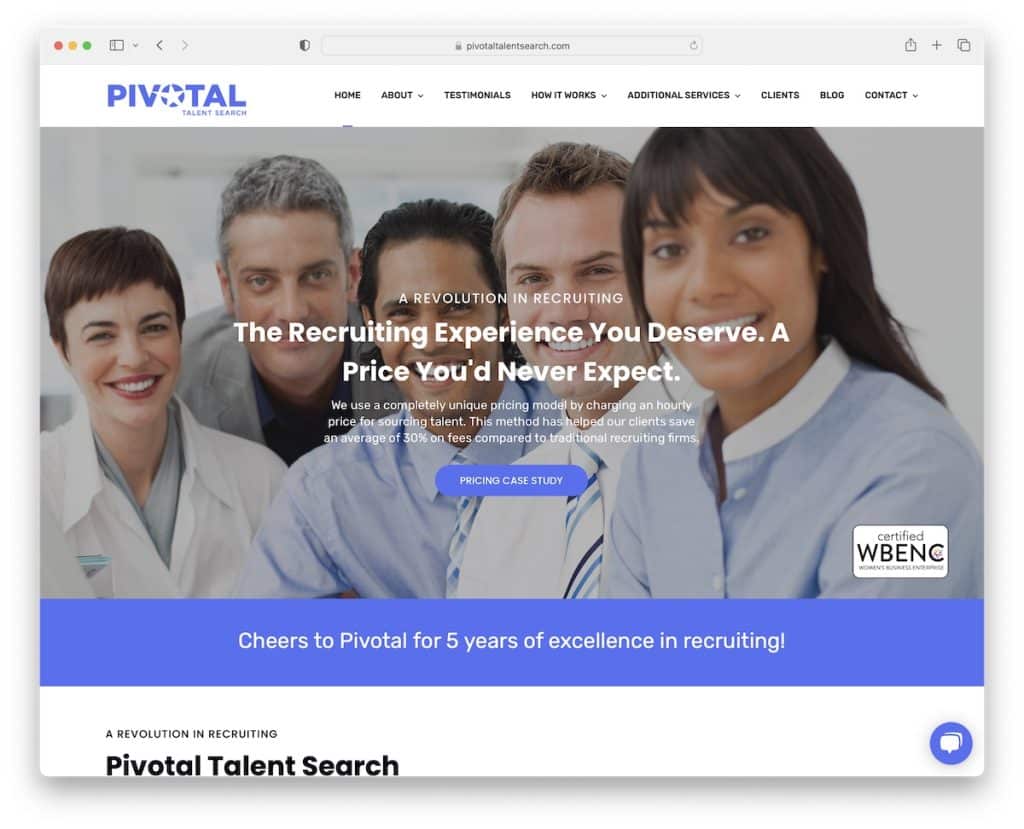 site de recrutement pivot pour la recherche de talents