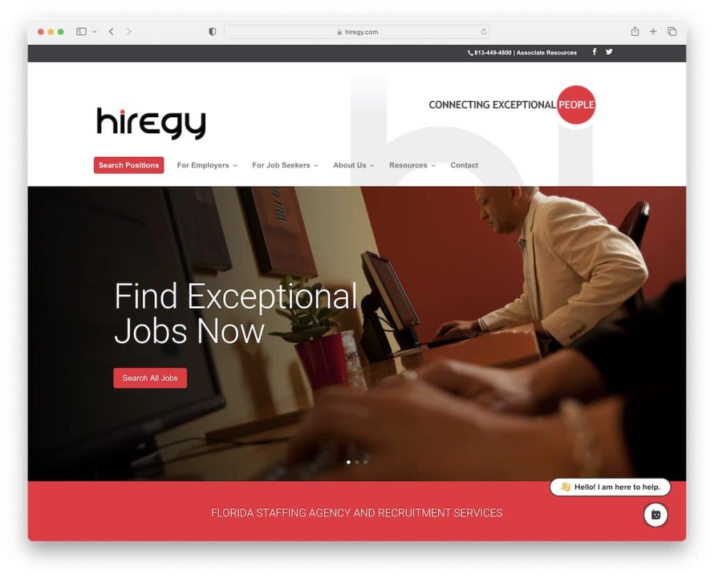 Site de recrutement Hiregy