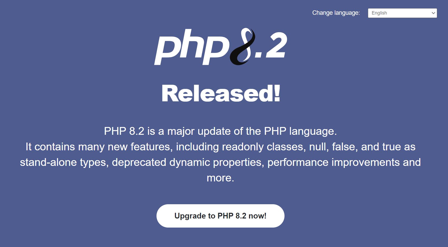 PHP เวอร์ชัน 8.2