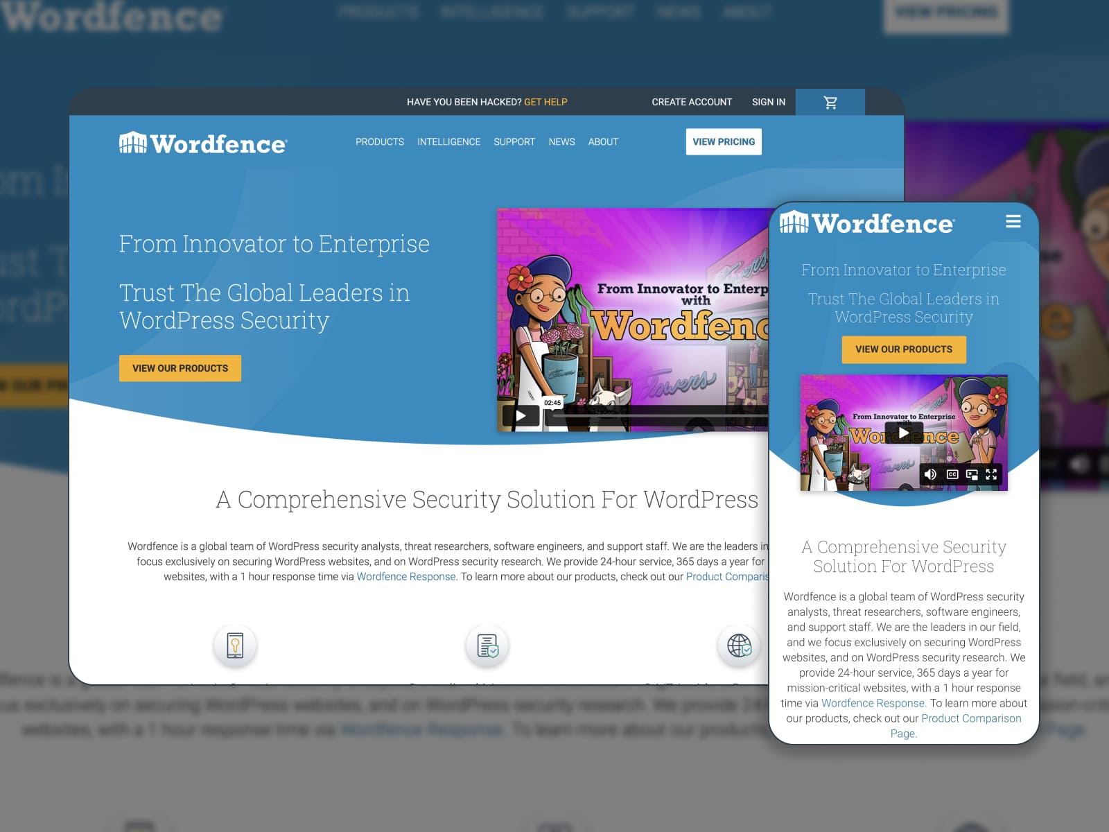 المكوِّن الإضافي لـ Wordfence لتطبيق الماسحات الضوئية لجدار الحماية والبرامج الضارة.