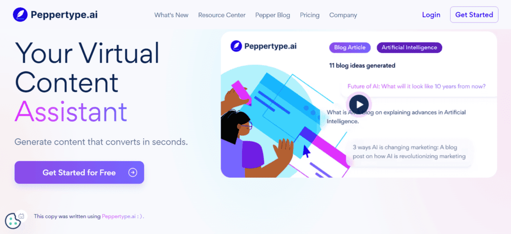 Peppertype-Homepage