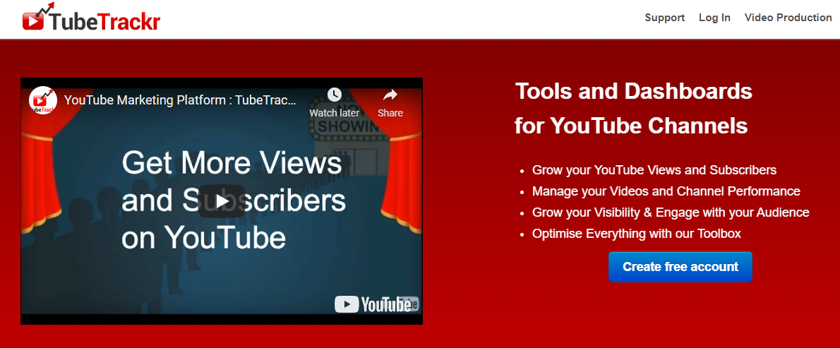 Tube Tracker - Pelacak Peringkat Tujuh YouTube