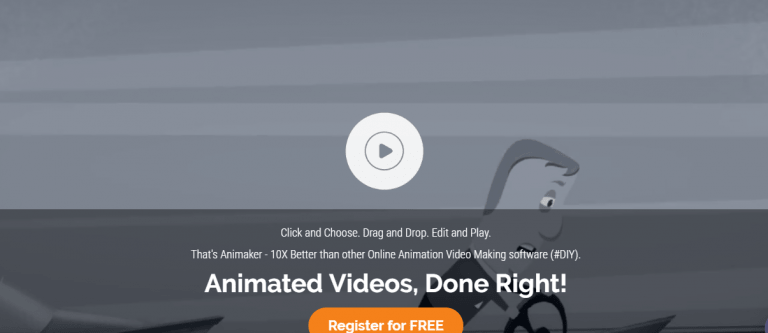 Animaker- Software de animație 2D