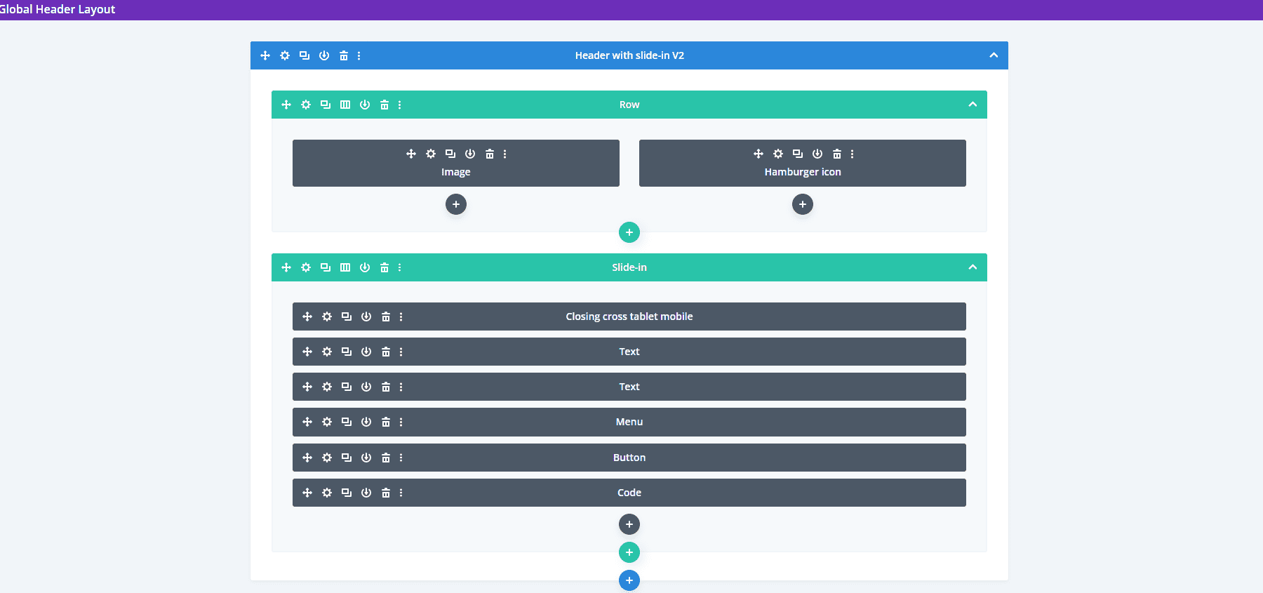 帶有滑入式的頁眉