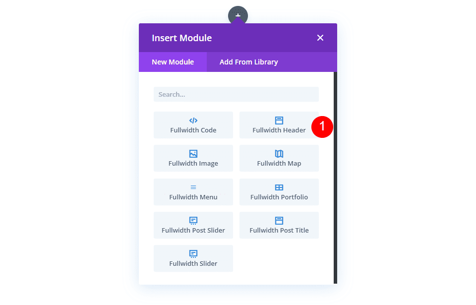 إنشاء رأس عرض صورة الخلفية Hover Fullwidth