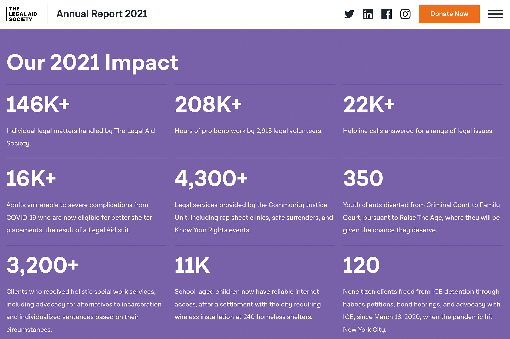 Un rapport annuel présenté en scrollytelling