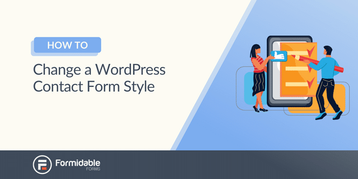 如何更改 WordPress 联系表单样式