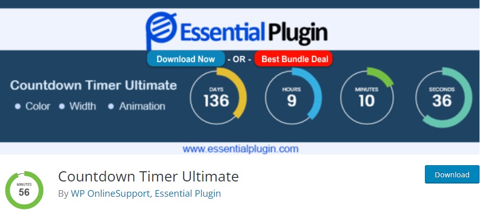 Countdown Timer Ultimate - Complemento de WordPress